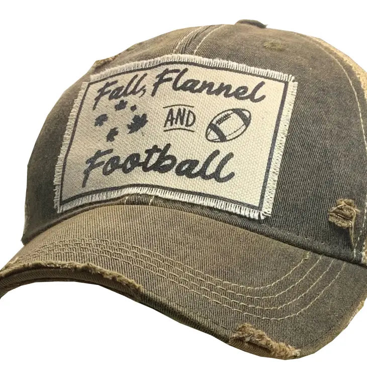 Fall, Flannel, and Football Trucker Hat