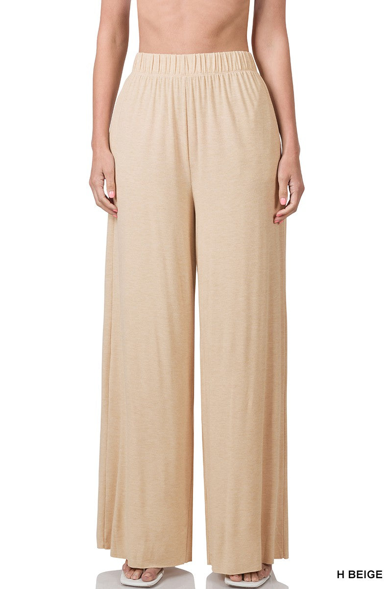 WIDE LEG PANTS WITH POCKETS