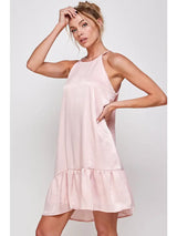 Satin Pink Dress