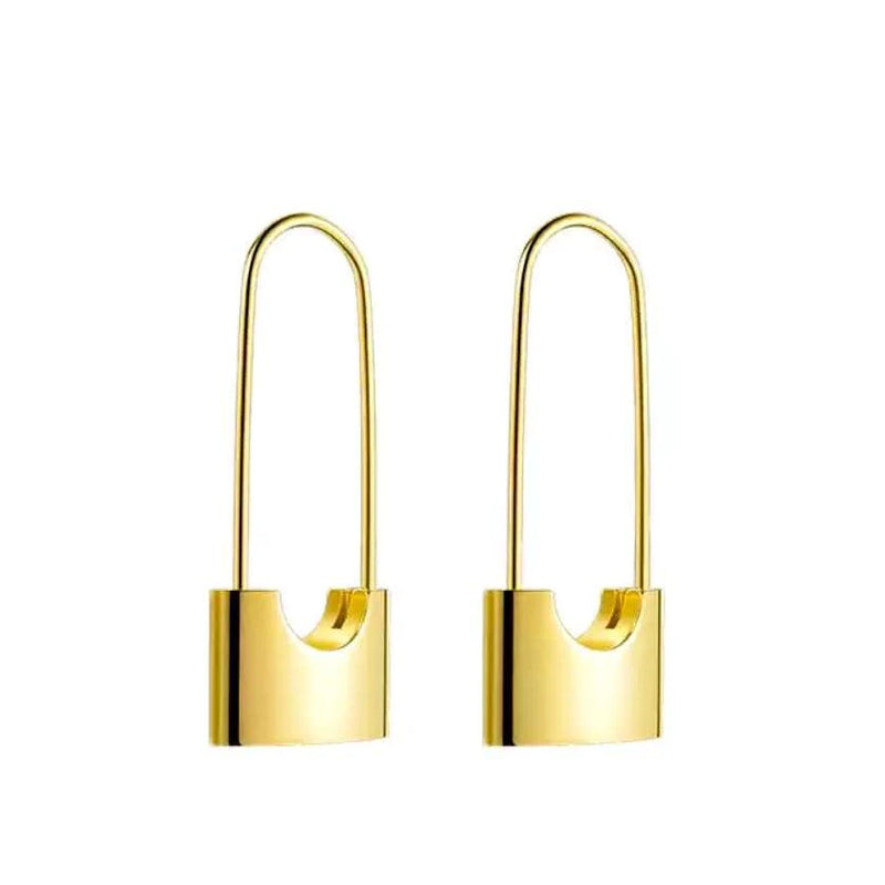 Codie Lock Earrings 18k Gold