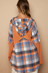 Button up Flannel Pullover