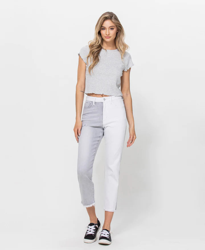 Flying Monkey Jeans White and Gray