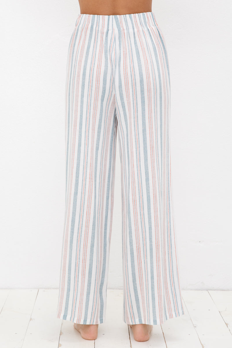 Cozy Co Mauve Striped Pants