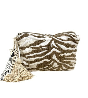 Camel Threads -Quincy Cosmetic Bag